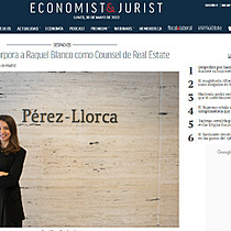 Prez-Llorca incorpora a Raquel Blanco en Real Estate